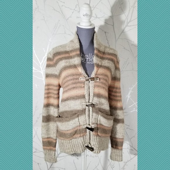 Wilfred Sweaters - Wilfred Free Chunky Knit Toggle Closure Cardigan